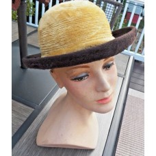 Beautiful Lady&apos;s Vintage 2 Tone Color Flux Fur Martelle Hat  eb-49945419